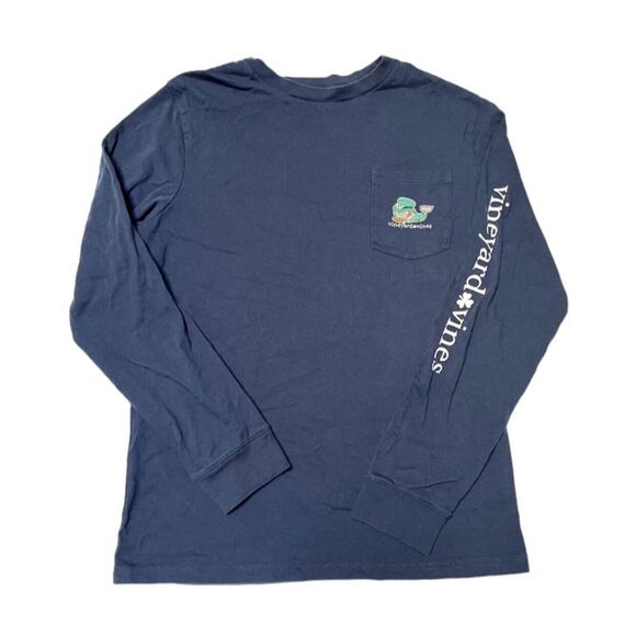 Vineyard Vines Leprechaun Whale Graphic Tee Size 16 - Picture 2 of 8